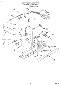 CONTROL Diagram and Parts List for KSRS25IHBU00  KitchenAid Refrigerator
