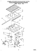 COMPARTMENT SEPARATOR Diagram and Parts List for 8ET20ZKXBG00  Whirlpool Refrigerator