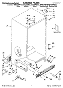 Part Location Diagram of W10162454 Whirlpool Use & Care Guide (Bilingual)