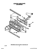 Part Location Diagram of 3177759 Whirlpool Frame, Control Panel