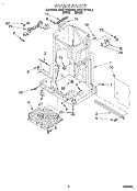 FRAME Diagram and Parts List for KCCC151DBL1  KitchenAid Trash Compactor
