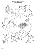UPPER UNIT Diagram and Parts List for KSSS48DAW03  KitchenAid Refrigerator