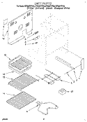 UNIT Diagram and Parts List for RF366PXYN4  Whirlpool Range