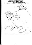 SECTION Diagram and Parts List for RC8646XDB1  Whirlpool Cooktop