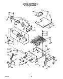 UPPER UNIT, LIT/OPTIONAL Diagram and Parts List for KSSS48DWX00  KitchenAid Refrigerator