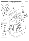 SECTION Diagram and Parts List for KEYS850JT1  KitchenAid Dryer