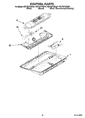 CONTROL PARTS Diagram and Parts List for KSCS23FSBT01  KitchenAid Refrigerator