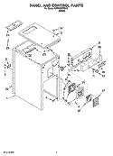 Part Location Diagram of 9871746 Whirlpool ESCUTCHEON