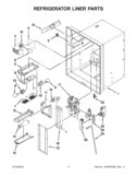 Part Location Diagram of W10464777 Whirlpool HOUSING