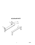 BACKGUARD Diagram and Parts List for FGP210VL2  Whirlpool Range