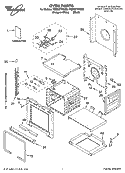 OVEN PARTS Diagram and Parts List for YGBS277PDB6  Whirlpool Wall Oven