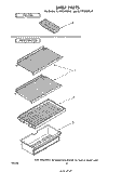 SHELF , NOT ILLUSTRATED Diagram and Parts List for EL11PCXRWL0  Whirlpool Refrigerator