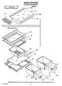 Part Location Diagram of WP2256601 Whirlpool Shelf Frame