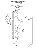 Part Location Diagram of L2309976W Whirlpool DOR-FIP White
