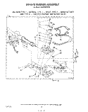 694670 BURNER Diagram and Parts List for KGYE900THT0  KitchenAid Dryer