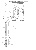 POWERSCREW AND RAM Diagram and Parts List for KCCC151DWH2  KitchenAid Trash Compactor
