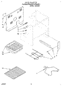 UNIT Diagram and Parts List for FES364BW1  Roper Range