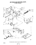 AIRFLOW AND CONTROL PARTS Diagram and Parts List for ACP502XM0  Whirlpool Air Conditioner