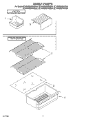 SHELF, OPTIONAL Diagram and Parts List for ET4WSMXKT01  Whirlpool Refrigerator