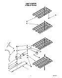 UNIT Diagram and Parts List for EV120FXAN00  Whirlpool Freezer