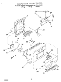 DISPENSER FRONT Diagram and Parts List for KSSS48QJB00  KitchenAid Refrigerator