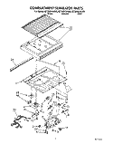 COMPARTMENT SEPARATOR Diagram and Parts List for 8ET20DKXAN00  Whirlpool Refrigerator