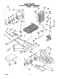 UNIT Diagram and Parts List for KSRS25QAAL10  KitchenAid Refrigerator