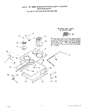 Part Location Diagram of 336097 Whirlpool Burner Box Bottom