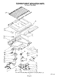 COMPARTMENT SEPARATOR Diagram and Parts List for ET18PKXSW07  Whirlpool Refrigerator