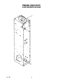 FREEZER LINER Diagram and Parts List for KSSS42DAW00  KitchenAid Refrigerator