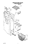 FREEZER LINER Diagram and Parts List for 4ED25PWXWN02  Whirlpool Refrigerator