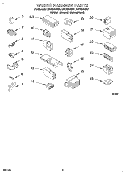 WIRING HARNESS Diagram and Parts List for LSC8244BW1  Whirlpool Washer