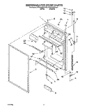 REFRIGERATOR DOOR Diagram and Parts List for KTRD18KDAL01  Whirlpool Refrigerator