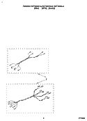 WIRING HARNESS Diagram and Parts List for KGCT305AAL2  KitchenAid Cooktop