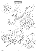 LINER PARTS Diagram and Parts List for KBRO36FMX00  KitchenAid Refrigerator
