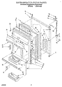 REFRIGERATOR DOOR Diagram and Parts List for ET22PKXAN03  Whirlpool Refrigerator