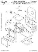 Part Location Diagram of WP4451664 Whirlpool FAN-BLWR