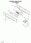 CONTROL PANEL PARTS Diagram and Parts List for KEBK276SSS03  KitchenAid Wall Oven