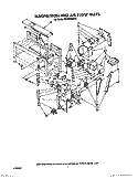 MAGNETRON AND AIR FLOW Diagram and Parts List for MH6600XW0  Whirlpool Microwave