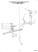 UPPER WASH AND RINSE Diagram and Parts List for KUDP230BWH0  KitchenAid Dishwasher