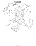 FRAME Diagram and Parts List for BLNC800AV2  Whirlpool Trash Compactor