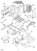 UNIT PARTS Diagram and Parts List for ITQ225300  Inglis Refrigerator