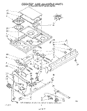 Part Location Diagram of 4157544 Whirlpool Panel, Manifold