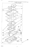 OPTIONAL SOLID ELEMENT MODULE Diagram and Parts List for RS373PXWT1  Whirlpool Range