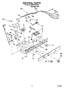 CONTROL PARTS Diagram and Parts List for ED5PHEXRL02  Whirlpool Refrigerator
