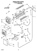 ICEMAKER PARTS Diagram and Parts List for KSSC42FMS02  KitchenAid Refrigerator