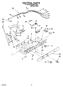 CONTROL Diagram and Parts List for GD22SFXHS05  Whirlpool Refrigerator
