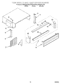 TOP GRILLE AND UNIT COVER Diagram and Parts List for KSSS36QJT00  KitchenAid Refrigerator