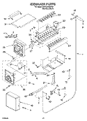 ICEMAKER PARTS Diagram and Parts List for KSSC36QMS00  KitchenAid Refrigerator