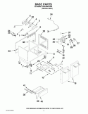 BASE PARTS Diagram and Parts List for KFRU368VSS00  KitchenAid Grill